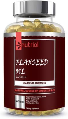 Nutriol Ultra Flaxseed extract capsules Omega 3