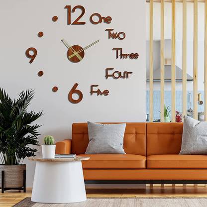 FASTQT Analog 60 cm X 60 cm Wall Clock