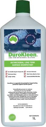 DuroKleen Long Term Antimicrobial Solution (90 Days)| Alcohol Free | Kills 99.99% Germs