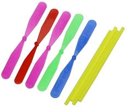 imtion 16 Pcs Air Flying helicopter toys plastic air fly toy birthday return gift