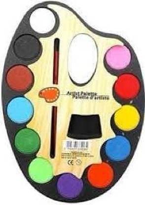Akshar collection KIDS 12 COLOUR PLATE ( PACK OF 2 )