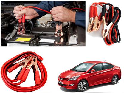 Automotive Prist Hyundai Verna Fluidic Battery Jumper Cable 6 ft(Pack Of 1) 6 ft Battery Jumper Kit