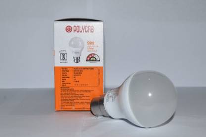 Polycab 9 W Basic Arbitrary B22 LED Bulb