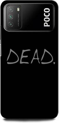 GRAFIQE Back Cover for POCO M3 DEAD, BLACK