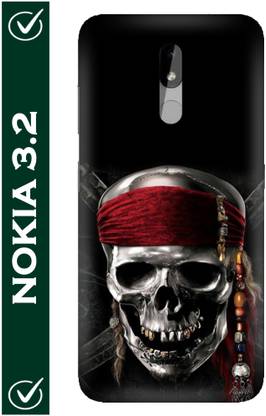 FULLYIDEA Back Cover for Nokia 3.2, Evil, Skull