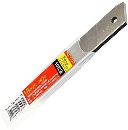 KRAFTMASTERS 10pcs/Pack 18mm Art Paper Cutter Knife School Supplies Utility Knife Blade Knife Alloy Steel Knife Office Stationery Wire Cutter