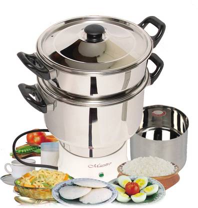 MAESTRO MC2 Plus Electric Rice Cooker with Steaming Feature