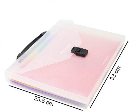 ATOOZED PP Document File Folder Organizer A4 Size 7 Pockets Office Desk File Folder