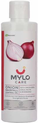 MYLO Anti Hair Fall Oil With Onion Seed Oil, Bringraj & Hairy Root Culture Extract Hair Oil