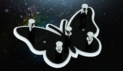 FAST KHA08 Wall And Door Mounted Innovative Key Holders Acrylic Key Holder
