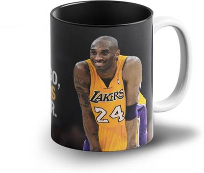 Lightniing Hammerz Los Angeles Kobe Bryant Inner Printed Ceramic Coffee for Friends 330ml, Ceramic Coffee Mug