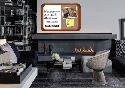 Sunway Display System MAGNETIC board 3*2 feet, BROWN Aluminium FRAME (ACRON ) Board CORK Bulletin Board