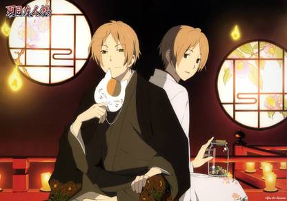 Takashi Natsume Anime Series Art Effect Poster 3 (18inchx12inch) Photographic Paper