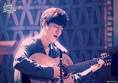 Legend Of The Blue Sea : Lee Min-ho Anime Series Art Effect Poster 03 (18inchx12inch) Photographic Paper