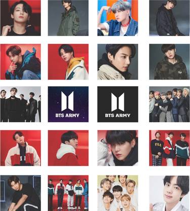 BTS Photo Postcard, Fine Art Print HD Post Card, Package of 20 Pieces Paper Print