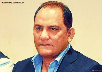 Mohammad Azharuddin Art Effect Poster 03 (18inchx12inch) Photographic Paper