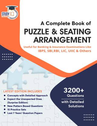 A Complete Book Of Puzzles & Seating Arrangement
