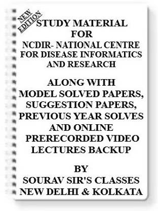 Study Material On Ncdir- National Centre For Disease Informatics And Research [pack Of 4 Books] With Model Question Papers + Topicwise Analysis + Mcq Questions+ Special Practice Set