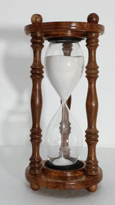 SOHRAB NAUTICALS WOODEN Hourglass 48-60 Minute Sand Timer Sandglass Clock Timer Sand Clock