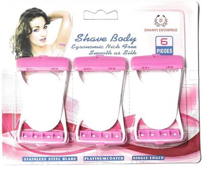 Libabe Premium Quality Women Razor Disposable Body Shaving Bikini Razor(PACK OF 6BLADE), Men & Women