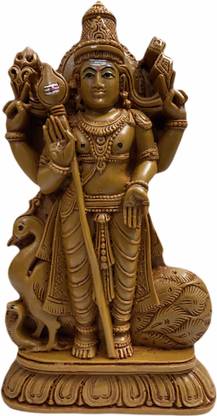 RS Subramanya Swamy Murugan Statue Idol for Pooja Room,Home Decorative Figurine Decorative Showpiece  -  18 cm
