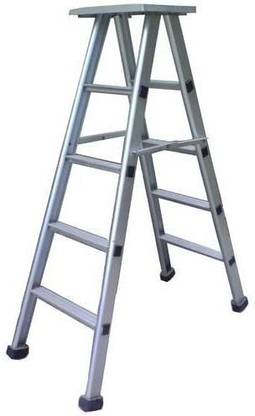 FSL Self support aluminium ladder 6 feet Steps on both sides premium quality Aluminium Ladder