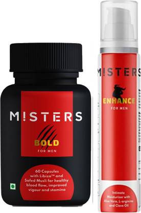 Misters Combo Bold with Libiza & ENHANCE Intimate Moisturizer_Cream for men
