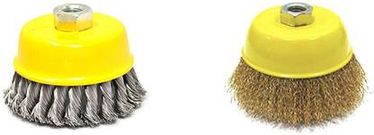 BUILDER CUP BRUSH 2 COMBO Wheel Brush