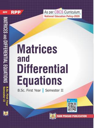 Matrices and Differential Equations NEP B.Sc. Sem-II