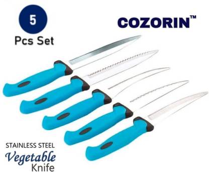 COZORIN 5 Pc Stainless Steel Knife Set Stainless Steel Knife Set
