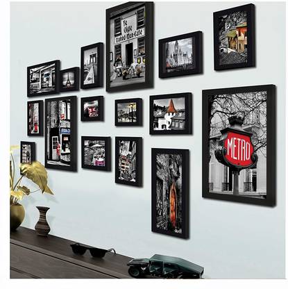 Paper Plane Design Wood Wall Photo Frame