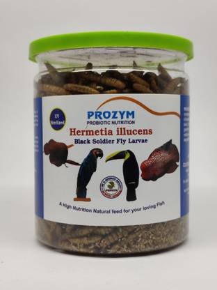 PROZYM Black Soldier Fly Larvae 30g (200ml) 0.03 kg Dry Young, Adult Fish Food