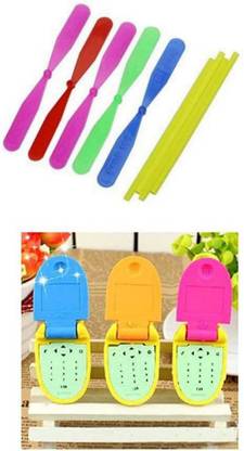 imtion 2 in 1 ( 10 Pcs Air flying toys + 1 Pcs Eraser mobile look multi colour )