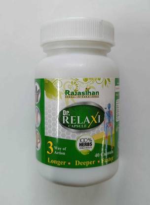 Rajasthan Herbal International RAJASTHAN HERBALS DR.RELAXI CAPSULE