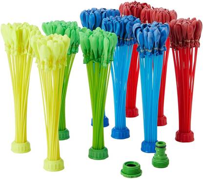 RUBURU Solid HOLI Water Balloons Quick Fill Self Sealing Bunch of Balloons Balloon