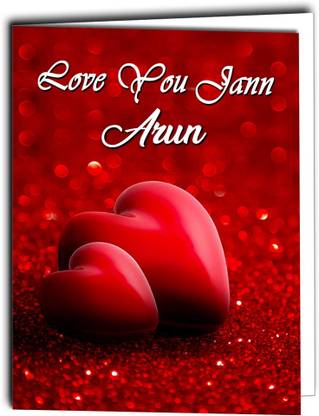 Midas Craft Love You Jaan Arun Card 022 Greeting Card