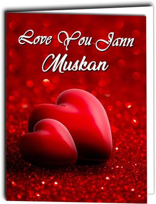 Midas Craft Love You Jaan Muskan Card 022 Greeting Card