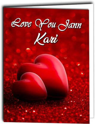 Midas Craft Love You Jaan Kari Card 022 Greeting Card