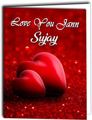 Midas Craft Love You Jaan Sujay Card 022 Greeting Card