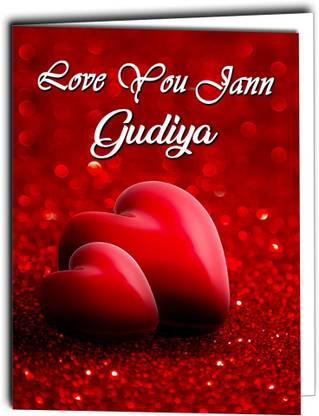 Midas Craft Love You Jaan Gudiya Card 022 Greeting Card
