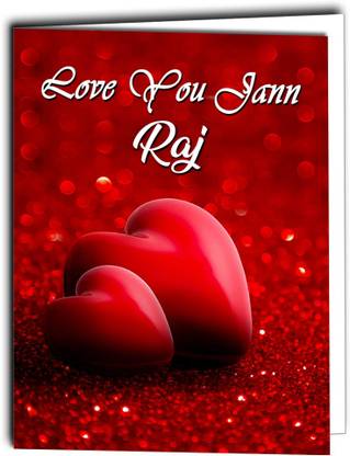 Midas Craft Love You Jaan Raj Card 022 Greeting Card