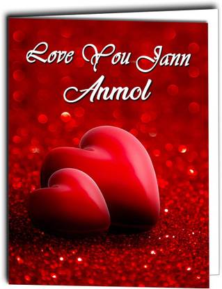 Midas Craft Love You Jaan Anmol Card 022 Greeting Card