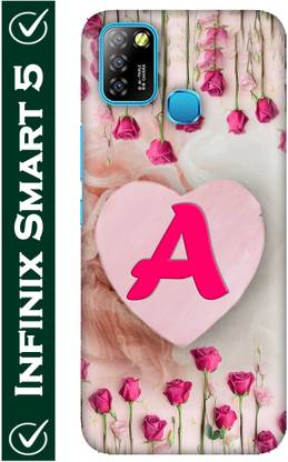 FULLYIDEA Back Cover for Infinix Smart 5, Infinix Smart 5, Letter A, Alphabet A, Word A