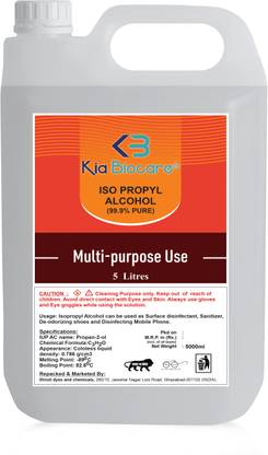KIA BIOCARE ISO PROPYL ALCOHOL 99% PURE for Computers, Laptops, Mobiles for Computers, Laptops, Mobiles
