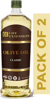Life Extension Classic Olive Oil ( Combo Pack Of 2 ) Ultra Olive Oil Plastic Bottle