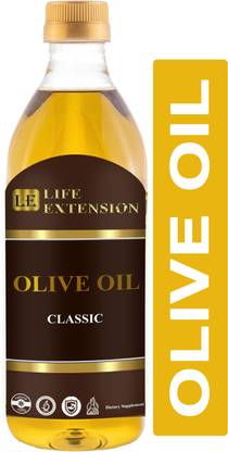 Life Extension Classic Olive Oil | Imported From Spain 1000ML Pro Olive Oil Plastic Bottle