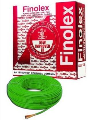 FINOLEX FR PVC 1.5 sq/mm Green 90 m Wire