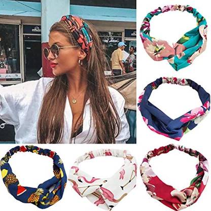 Myra Collection hair bands knot Rubber Band (Pack of 5) Rubber Band