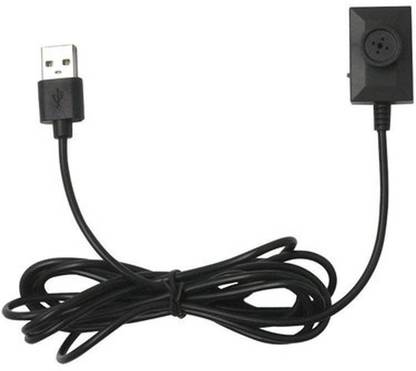 13-HI-13 USB Cable Mini Wired Button Spy Hidden Camera Video recording Security Camera