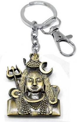 AFH Lord Shiva Adhidev Mahadev Bronze Decorative Hook Key chain Key Chain